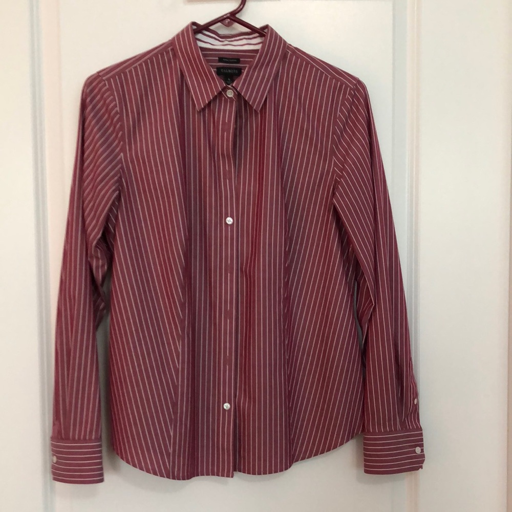 Talbots wrinkle resistant blouse; excellent condition.